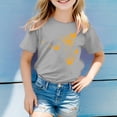 thumbnail image 2 of Unisex Kids Printed Tee Vacation Cartoon Cat Boys Girls Funny T-Shirts Top For 3-13Y Lovely Child Dailywear, 2 of 4