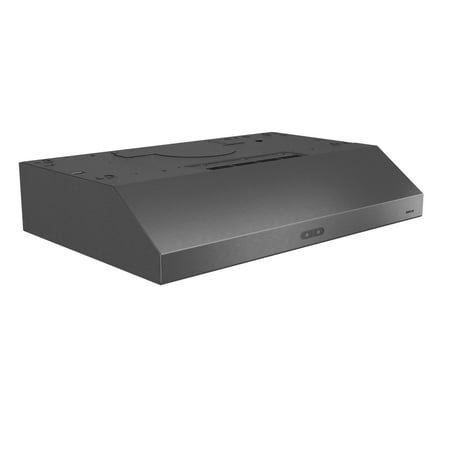 Liner 600 Cfm Stainless Steel - Broan 30 Inch CFM 1.2 Sones Convertible Black Stainless Steel Kitchen Range Hood
