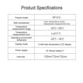 thumbnail image 4 of Concrete Detector Hygrometer Wood Soil Moisture Meter Digital Hygrometer Humidity Sensor ,Widely Measuring, 4 of 6