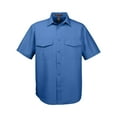 thumbnail image 4 of Harriton M580 Men's Key West Short Sleeve Performance Staff Shirt-POOL BLUE-2XL, 4 of 4