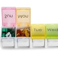 thumbnail image 2 of MEDca 7-Day Pill Organizer with Snap Lids, Weekly Medication Holder, 2 of 8