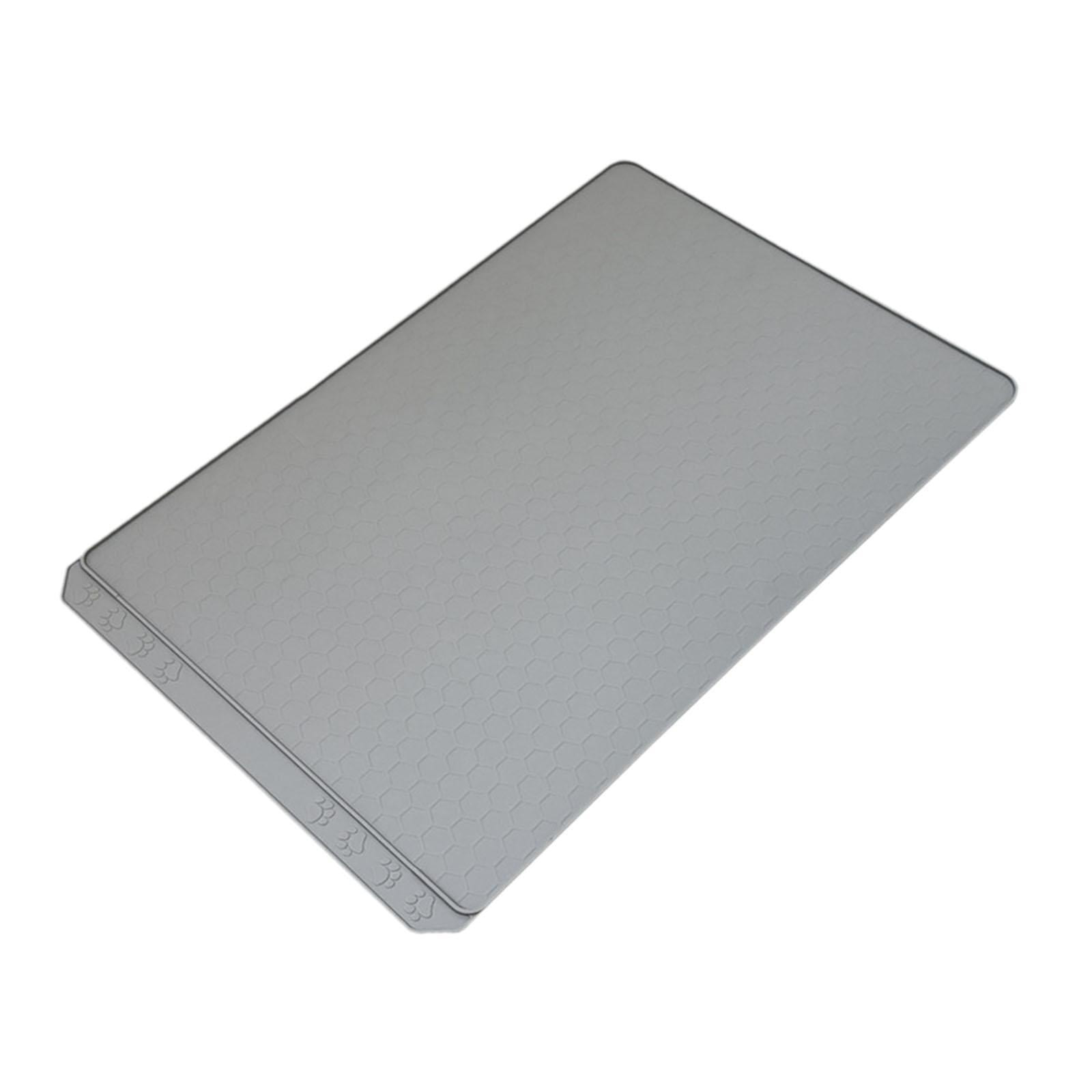 Bvdfgk Cat Litter Mat Scatter Control Multifunctional Easy to Clean Sturdy Trapping Pad gray