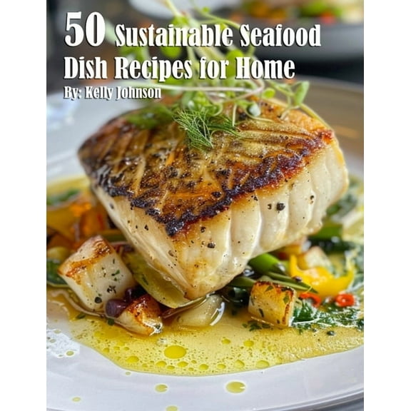 50 Sustainable Seafood Dish Recipes for Home, (Paperback)