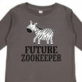 thumbnail image 4 of Inktastic Future Zookeeper Zoo Animals Boys or Girls Long Sleeve Toddler T-Shirt, 4 of 5