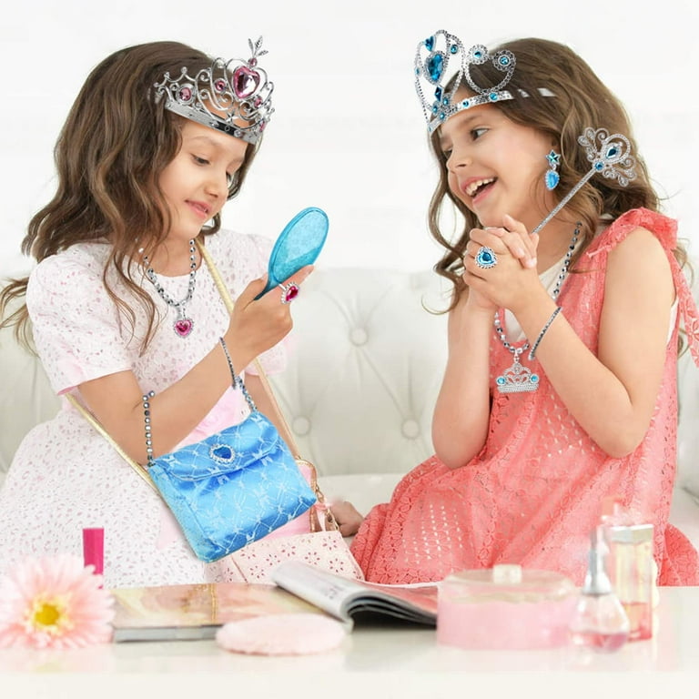 TOY Life Princess Toys for Girls with Princess Crown Play Jewelry for Little Girls Princess Dress Up Shoes for Toddler Girls Toys for 3 Year Old