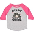 thumbnail image 3 of Inktastic Just a Girl Who Loves Adventure Girls Toddler T-Shirt, 3 of 5