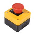 thumbnail image 1 of 1 interruptor de emergencia de 660 V 10 A, señal de carcasa de plástico rojo, interruptor de botón pulsador de hongo de parada de emergencia ZefeiWu 9024735315223, 1 of 1