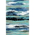 thumbnail image 2 of Vassileva, Silvia 11x14 Black Ornate Wood Framed with Double Matting Museum Art Print Titled - Coastal Sea Foam I, 2 of 4