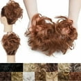 thumbnail image 2 of SEGO Messy Bun Hair Piece for Women Wavy Hair Scrunchies Synthetic Hair Bun Hairpiece Fluffy Tousled Updo Scrunchie Chignon Wrap on Scrunchy Bun Extensions Donut, 2 of 7