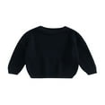 thumbnail image 1 of Chandail Tricoté pour Tout-Petit Fille Garçon, Blouse Chandail, Chandail Molletonné Chaud à Col Rond, Manches Longues, 1 of 6