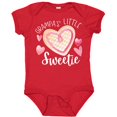 thumbnail image 3 of Inktastic Grampa's Little Sweetie with Pink Heart Cookie Boys or Girls Baby Bodysuit, 3 of 5
