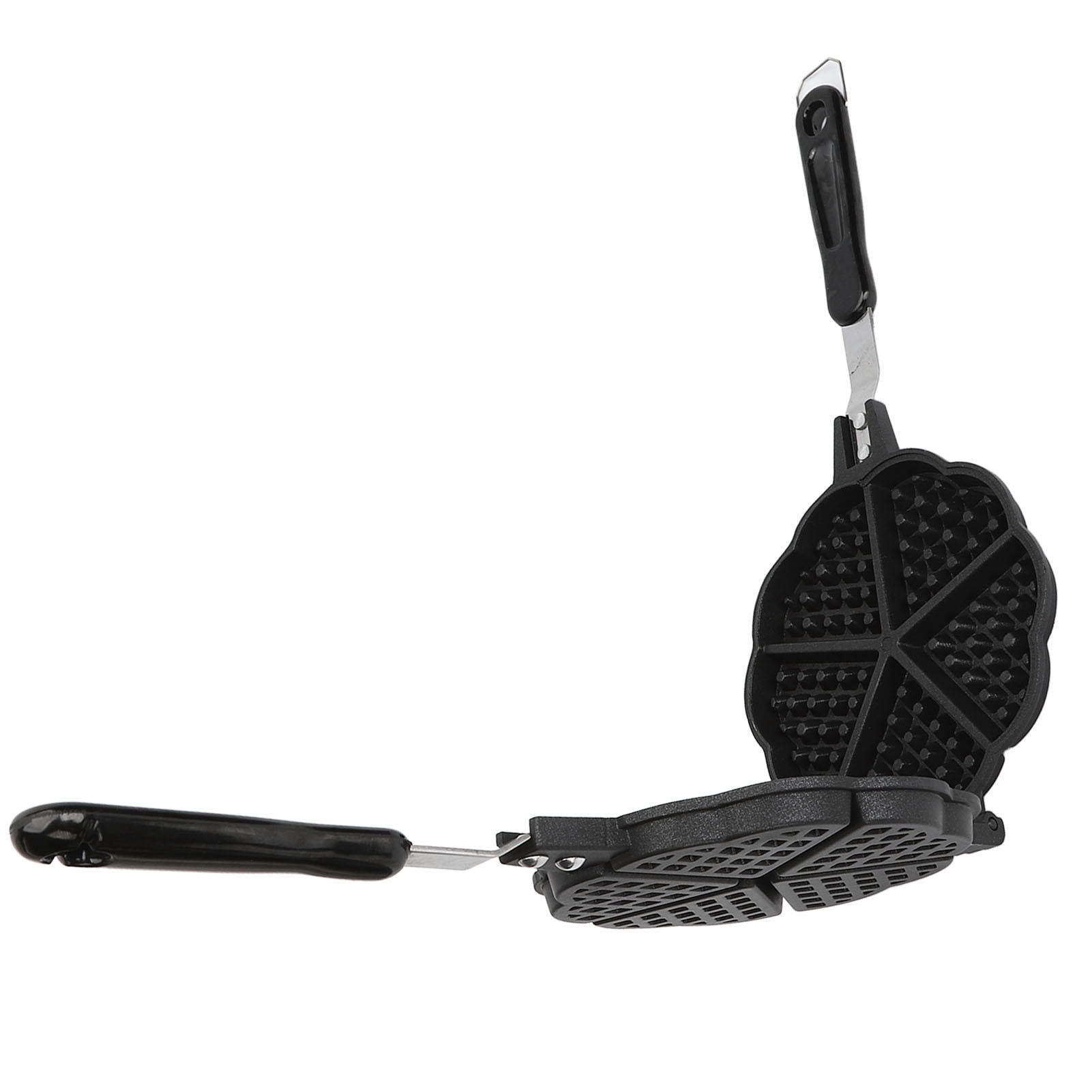 YAHHU 5.9in Portable Mini Waffle & Sandwich Maker – Aluminum Alloy, Non‑Stick, Easy‑Clean, Multi‑Functional Cooking Pan