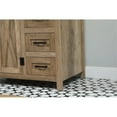 thumbnail image 5 of Elegant Decor Grant 36" Aluminum MDF Single Bathroom Vanity in Natural Oak, 5 of 8