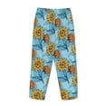 thumbnail image 3 of Lsque Sunflowers Print Women's Pajama Pants, Lounge Pant - Comfortable Home Wear,Elastic Waistband, Stylish Design-Large, 3 of 9