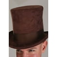 thumbnail image 2 of Chapeau Haut de Forme Brun, 2 of 5