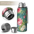 thumbnail image 2 of 20 Oz Pioneer Flower Coffee Tumbler Double Wall Insulated Stainless Steel Water Bottle | Metal Reusable Thermoses Flask with Cup Cap | Leak & Sweat Proof with Anti-Dust Lid, 2 of 7
