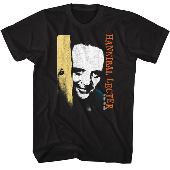 Silence Of The Lambs Stark Lecter Black Adult T-Shirt Xlt