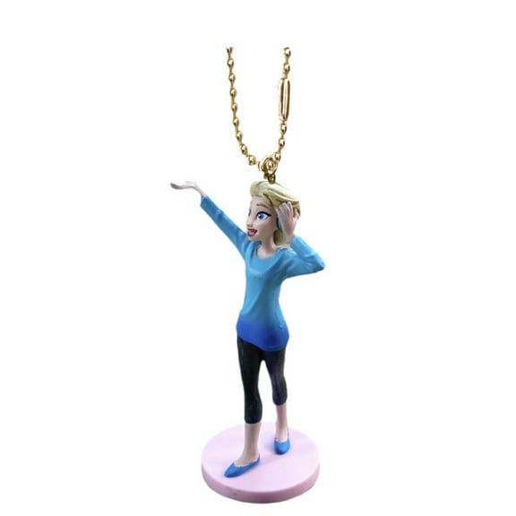 Vanellope Princess Elsa Sports Keychain Dangler Ornament Figurine Figure Charm