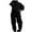 Black, variant on Sweatpants Outfits Fashion Women Casual Solid Long Sleeve Zipper Pockets Elastic Waist Long Sleeve Round-Neck Blouses Sets Biker Sets Two Piece Outfits S-167 White L
