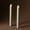Ivory, variant on Flameless Ivory Taper Candles with Remote Battery Operated Set of 2