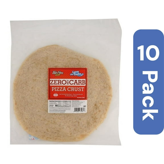 ThinSlim Foods Low Carb Pizza Crust 8 oz (Pack of 10)