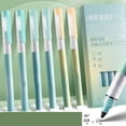 thumbnail image 2 of WKSCLPAI 6 Pcs Black Ink Gel Pen with Direct Liquid Filling, Quick-dry Ink Pens with Premium 0.5 mm Fine Point Pens, Smooth Writing with Even Ink Flow(Mint Manpo), 2 of 7