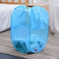 thumbnail image 4 of Minzimin 1/2 Pack Foldable Popup Laundry Basket, Collapsible Portable Mesh Clothes Washing Laundry Hamper with Reinforced Carry Handles, 4 of 5