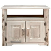 Montana Collection Utility Stand, Clear Lacquer Finish
