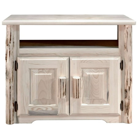 Montana Collection Utility Stand, Clear Lacquer Finish