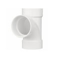 thumbnail image 1 of CHARLOTTE PIPE Schedule 40 DWV 6 Inch Non Pressure PVC Pipe Connector, White, 1 of 7
