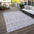thumbnail image 6 of Addison Rugs Chantille Indoor/Outdoor Transitional Medallions Lavender Washable Rectangle Rug, 5' x 7'6", 6 of 6