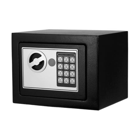 Security Safe Box Digital Safe, Electronic Steel, Fireproof & Waterproof Box with Keypad to Protect Money, Jewelry, Passports for Home, Business or Travel with (Best Crystal For Safe Travel)