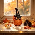 thumbnail image 4 of Halloween 2D Acrylic Witch Hat Bird Ornament, Flat Lightweight Desktop Decor Piece, Unique Spooky Craft Accessory for Table Shelf, Indoor Halloween Holiday Home Atmosphere Decoration, 4 of 7