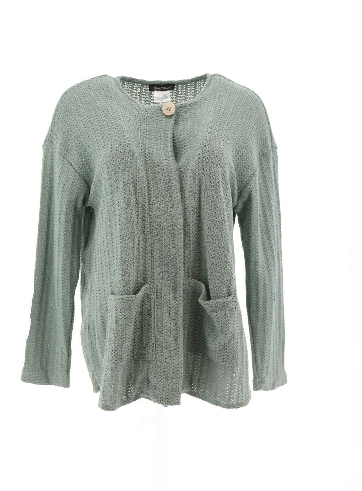 Slinky Brand Long-Slv Sweater Jacket 