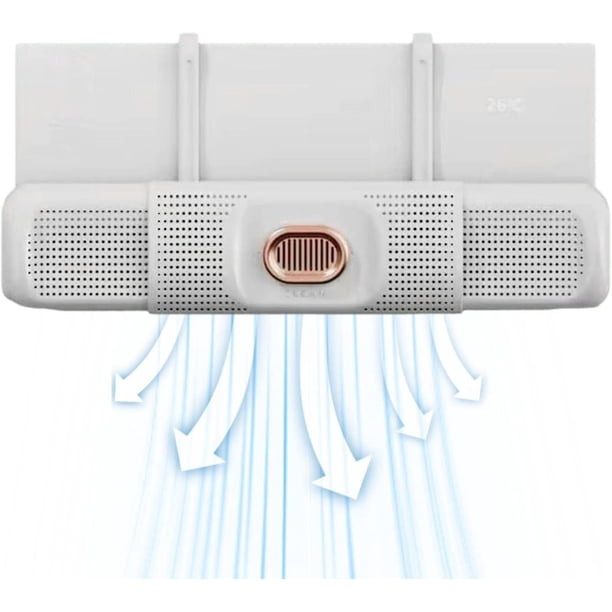 Air Conditioner Air Deflector, AC Vent Deflector, Retractable Air Vent Deflectors with Aromatherapy Box, Adjustable Anti-wind Baffle