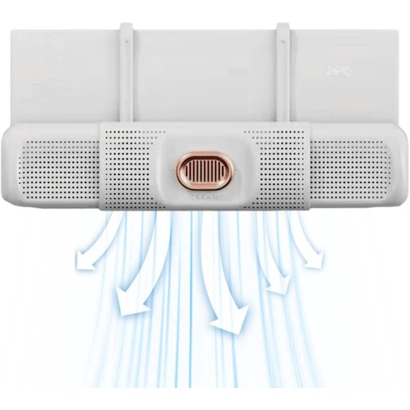 Air Conditioner Air Deflector, AC Vent Deflector, Retractable Air Vent Deflectors with Aromatherapy Box, Adjustable Anti-wind Baffle