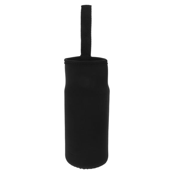 MRLESS Glass Water Bottle Sleeve 550ml Carrier (Black) Insulated