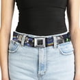 thumbnail image 5 of Buckle-Down Belt, Seatbelt Buckle Belt, Astronaut Cats In Space Rainbows Stars, 34 to 52 Inches, 5 of 9
