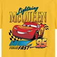 thumbnail image 3 of Disney's Cars - Lightning McQueen Think Fast - Boy's Toddler And Youth Short Sleeve Graphic T-Shirt, 3 of 5