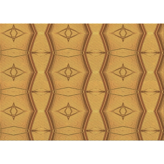 Ahgly Company Indoor Rectangle Patterned Sedona Brown Area Rugs, 2' x 3'