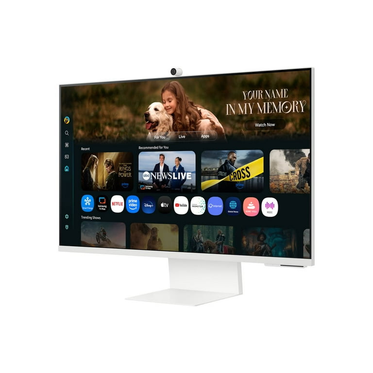 Samsung 32-in Smart Monitor M8 M80F 4K Samsung Vision AI - White