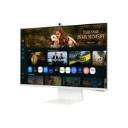 Samsung 32-in Smart Monitor M8 M80F 4K Samsung Vision AI - White - LS32FM803UNXZA