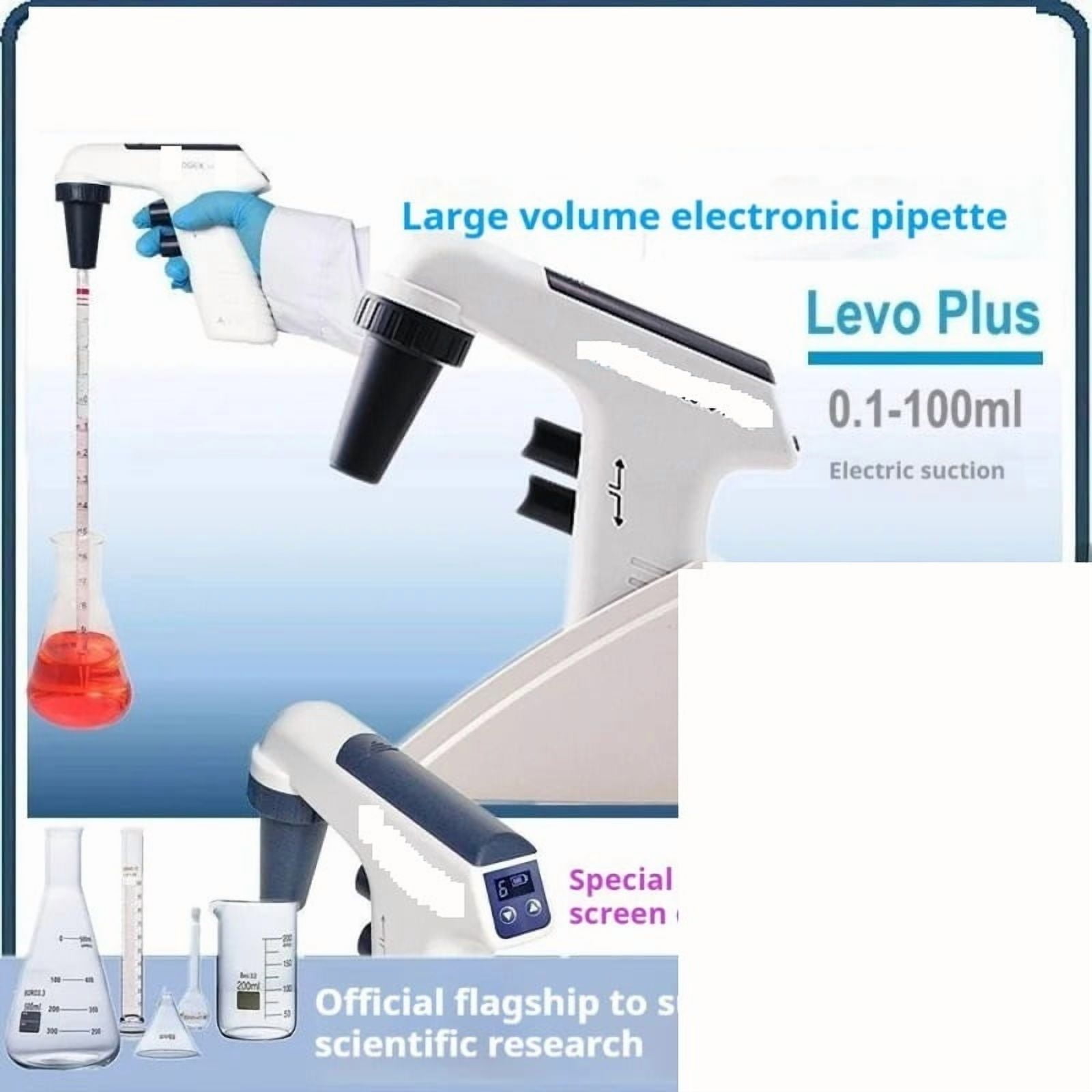 Electric Pipette Large Volume Display , High-Accurate