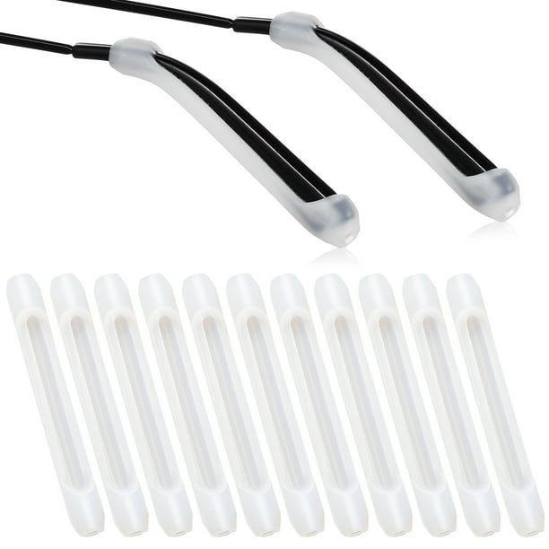 10 pares de protectores antideslizantes para las patillas de gafas