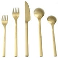 thumbnail image 3 of Better Homes & Gardens 20-Piece Holden Stainless Steel Flatware Set, Gold, Service for 4, 3 of 5