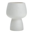 thumbnail image 2 of SunniMix Ceramic Plant Pot Flower Vase Container Indoor Outdoor Plants Modern Planter White, 2 of 8