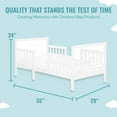 thumbnail image 5 of Dream On Me Polar Express Toddler Bed in White, 5 of 14