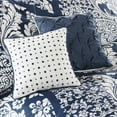 thumbnail image 6 of Home Essence Adela 7 Piece Cotton Printed Comforter Set, Indigo, Cal King, 6 of 8
