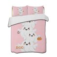 thumbnail image 2 of Halloween Twin Size Down Alternative Comforter, Lightweight Comforter Quilt Bedding Set with Pillow Shams Cartoon Cute Ghost Fall Pumpkins All Seasons Bed Comforter Duvet Insert 68"x86", 2 of 7