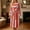 Red, variant on Womens Striped Fluffy Robe Long Plush Bathrobes Fuzzy Warm Cozy Thick Loungewear Maxi Robe Red Free Size